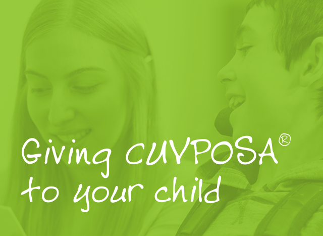 Giving CUVPOSA to your child